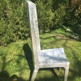 Set of 4 silver chairs dk home
