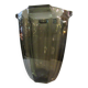 Czechoslovak vase smoke brown color