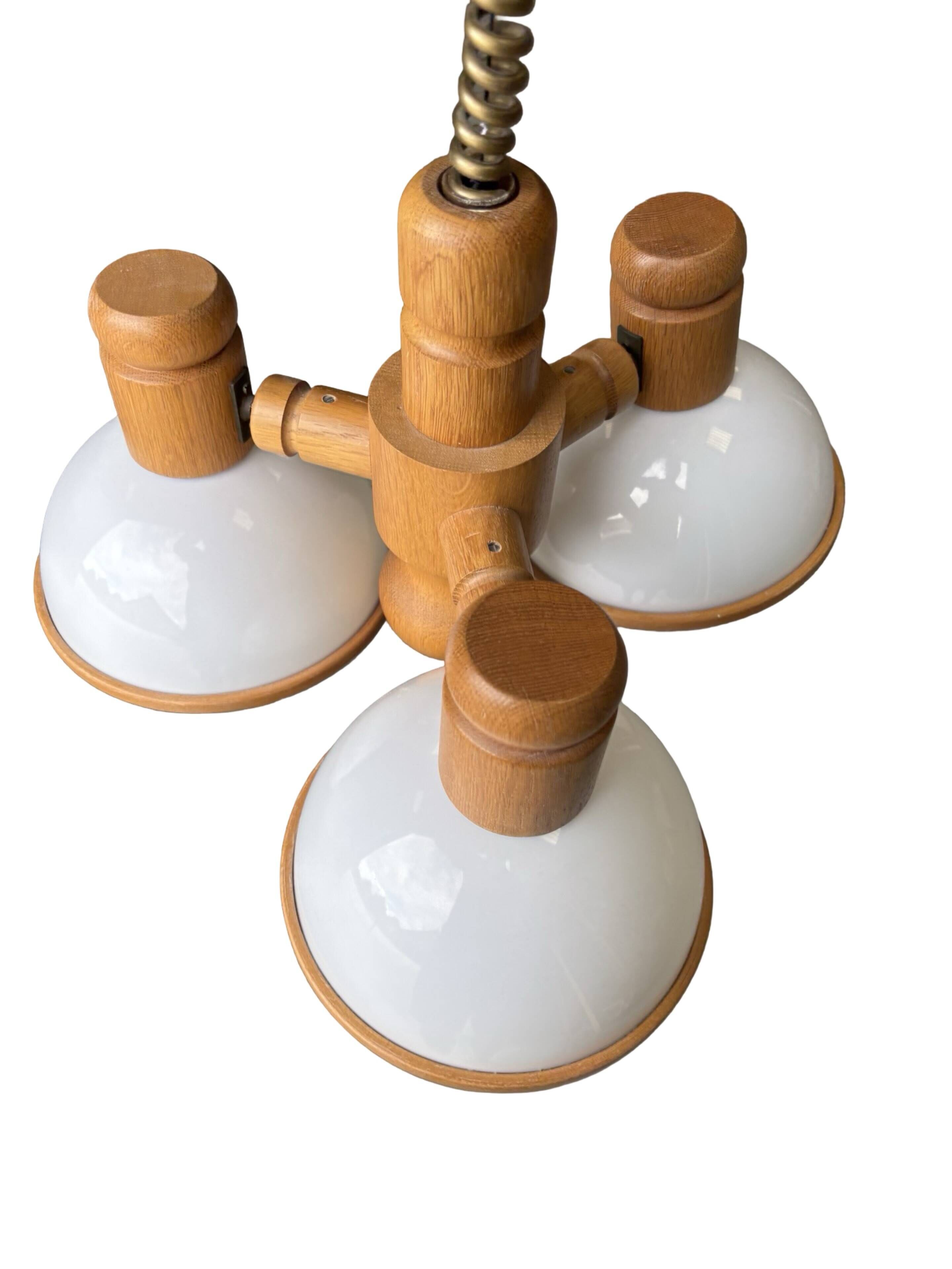 Vintage Steinhauer Pendant Lamp with 3 Lights, 1970s