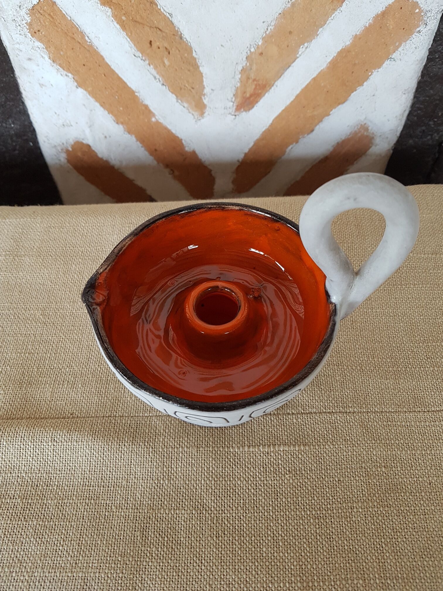 Cellar rat candleholder Vallauris Alain Maunier 1970