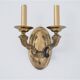 A pair of wall lamps, mid 20th century