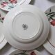 Set of 9 flat plates and 1 round dish, Saint Amand, vintage French, authentic, rare, countryside