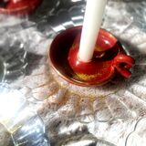 Pair of candle holders 50s