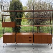 Bibliothèque modulable  scandinave année 60