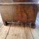 Old wardrobe Louis Philippe 2 doors 19th century 1 drawer shelves