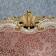 Banquette basket Louis XV Venetian lacquered and gilded wood circa 1900