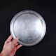 Solid silver tray signed Sazikov Russian wedding dish from 1868