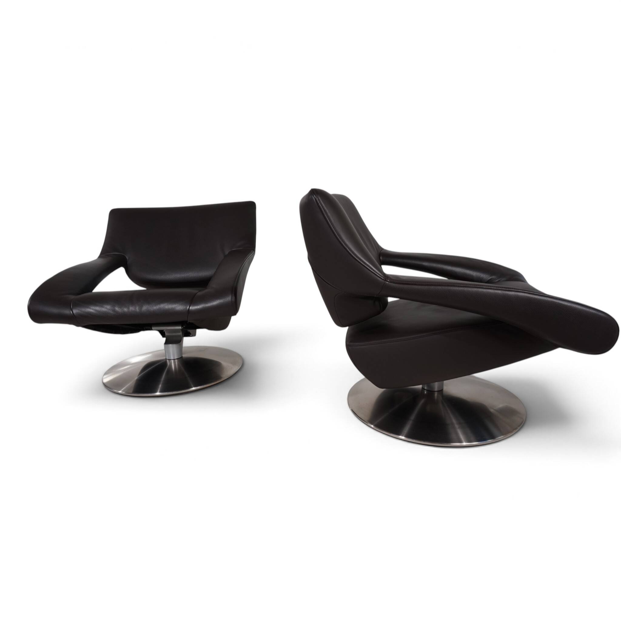 De Sede DS-255 Avantgarde Lounge Chair in Dark Brown Leather, 2000