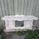 Vintage wooden wall coat rack