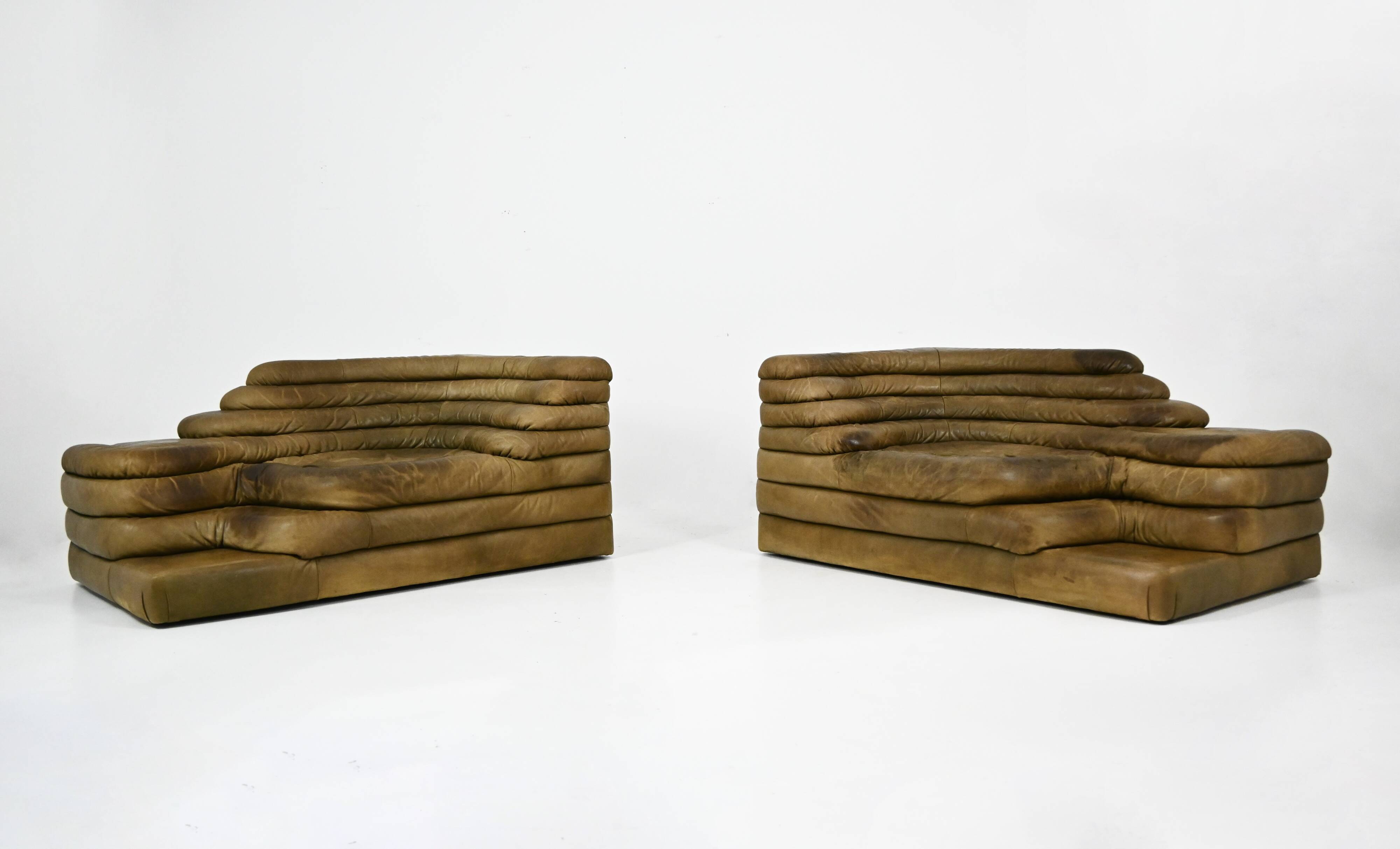 DS-1025 sofa Terrazza by Ubald Klug for De Sede, 1970s