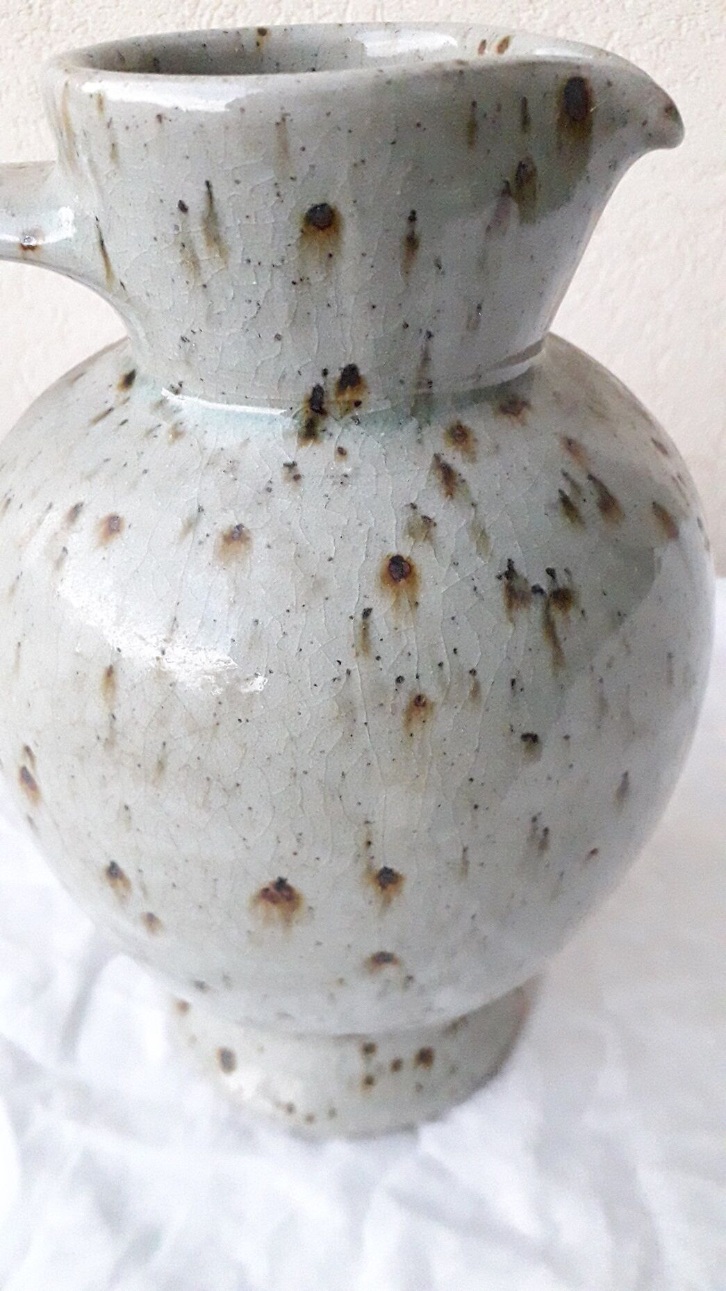 Pyrite sandstone pitcher