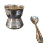 Eggcup and spoon