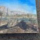 Orientalist painting – Kasbah between Ouarzazate and Zagora – Oil on canvas