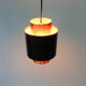 Hanging lamp Tunika copper Jo Hammerborg, Denmark, 1960