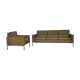 Leather sofa and armchair by Hans Peter Piehl for Wilkhahn, 1960s