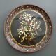 Plat décor floral