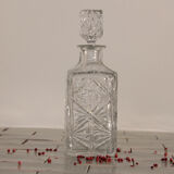 Vintage cut crystal whisky decanter