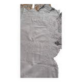 Embroidered and monogram sheet with 2 pillowcases