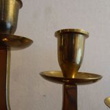 Chandelier 5 fires vintage brass