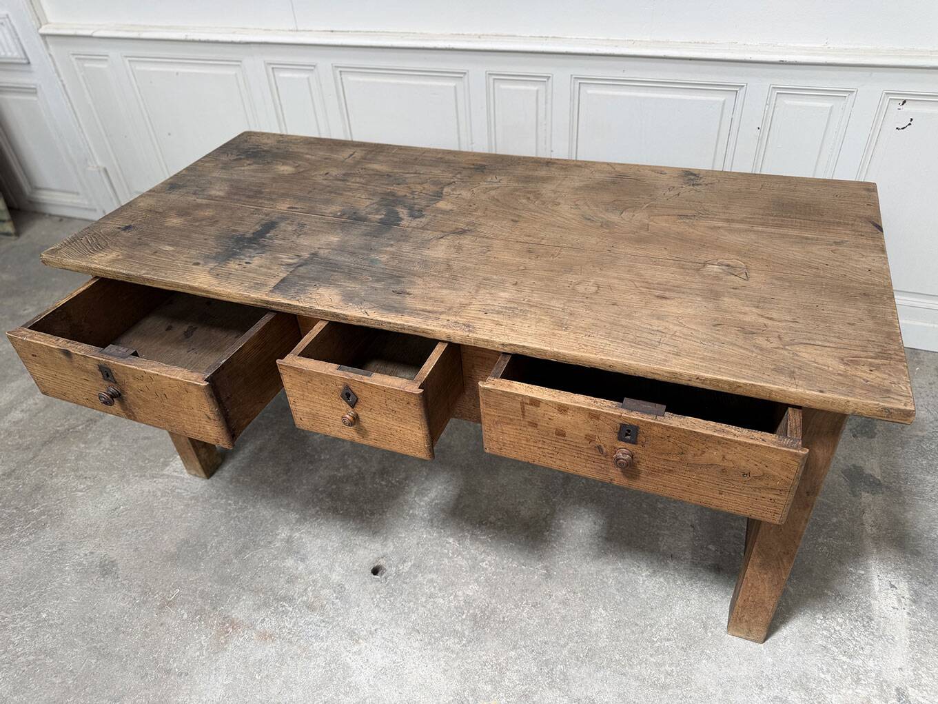 Workbench or island 1900 in solid oak