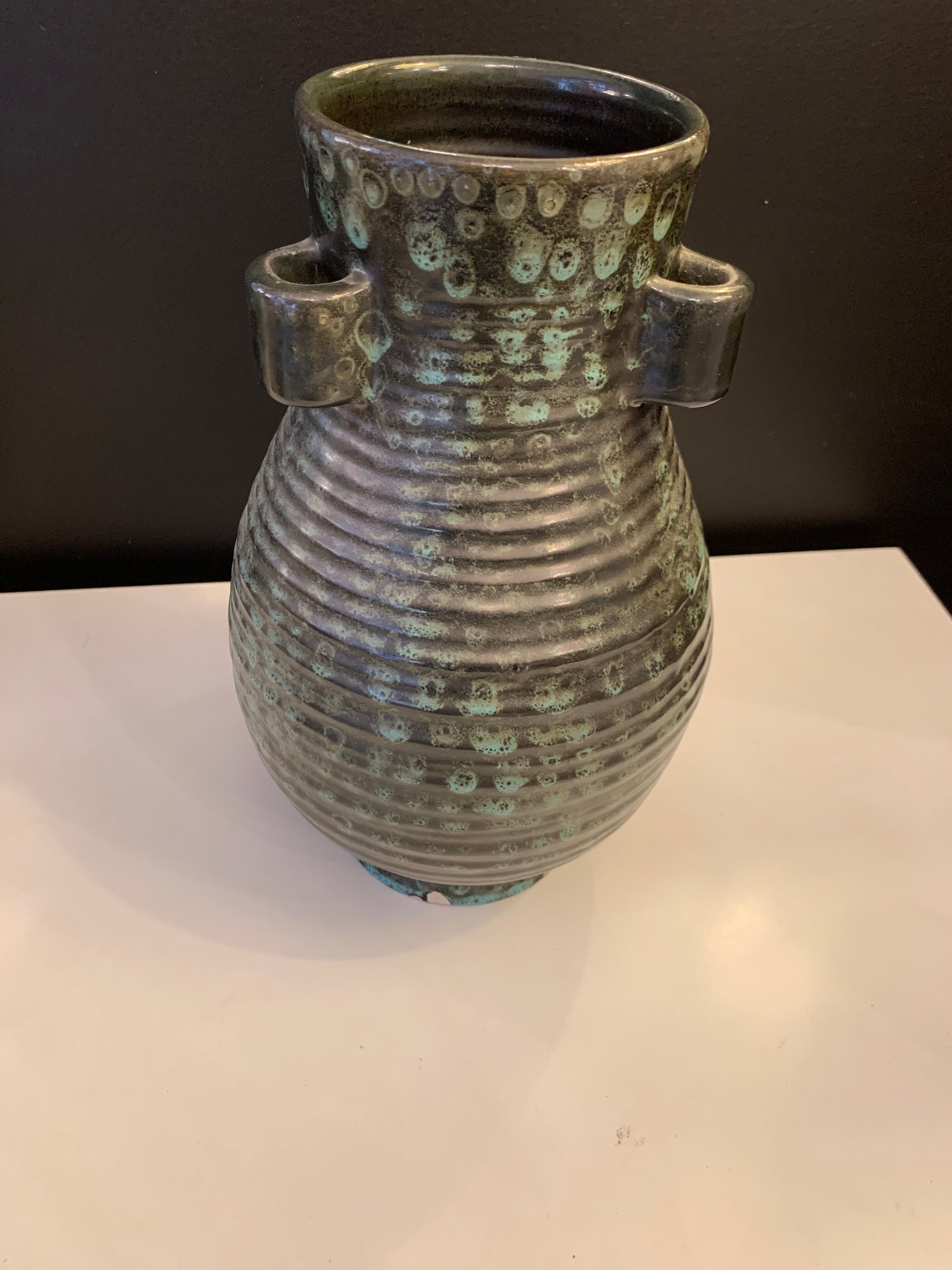 Céramique 1950 vase Accolay