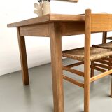 Solid beech farmhouse table
