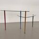 Italian Arlecchino Side Table in Glass by Edoardo Paoli for Vitrex