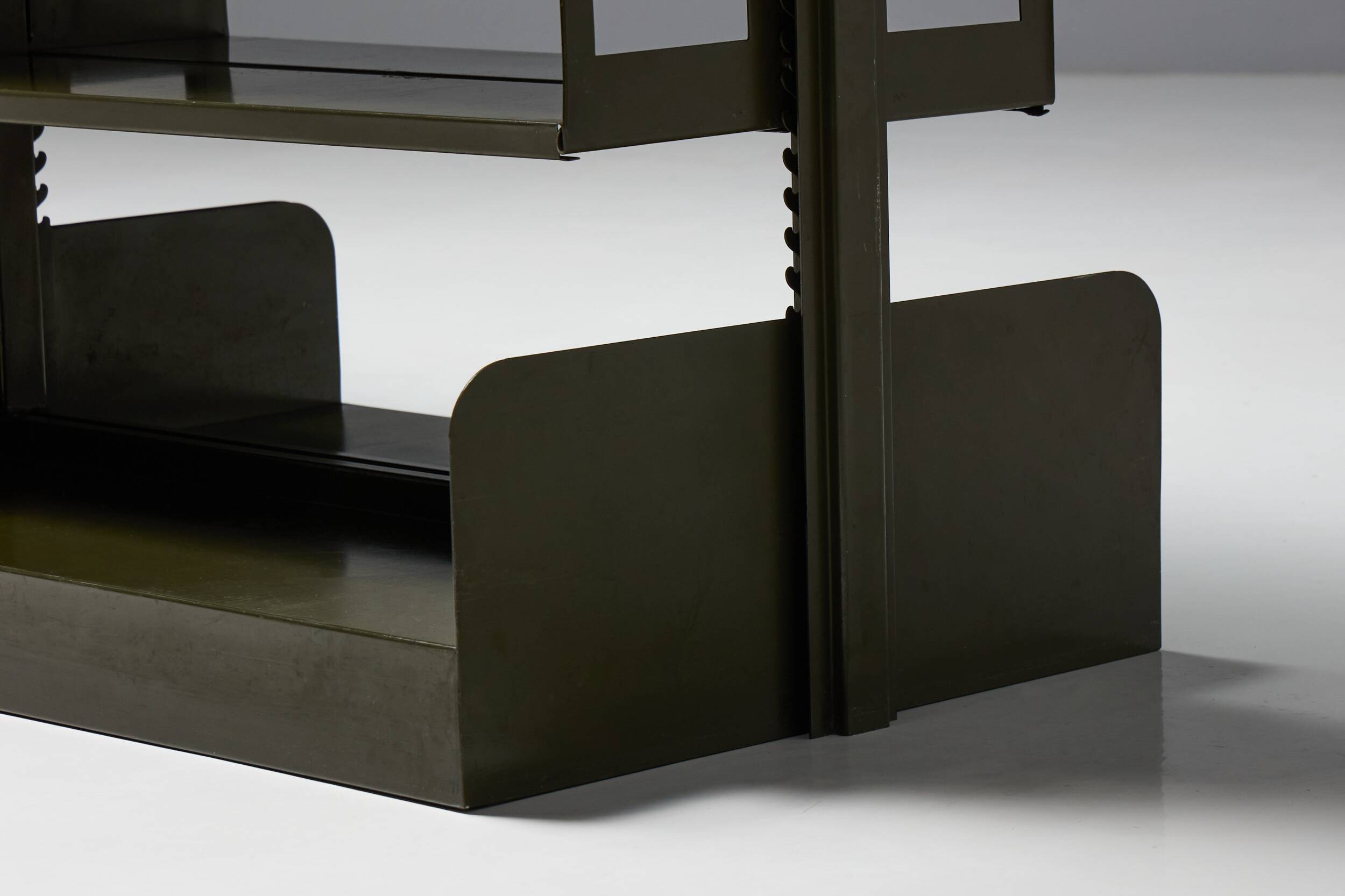 Modular freestanding shelving system, France, 1950s