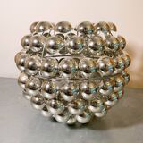 70s chrome kinetic pendant light or lampshade