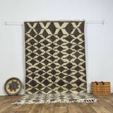 Handmade Moroccan Berber rug 242 X 142 CM