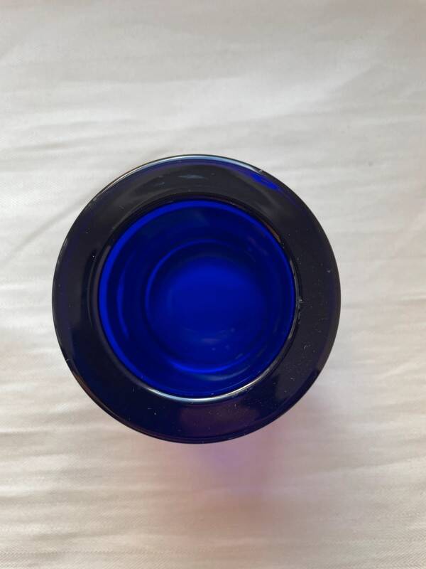 Iittala Kivi x Marimekko Vintage Royal Blue Candle Holder