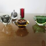 Cendrier Sommerso Murano, design d'Alessandro Mandruzzato, années 70