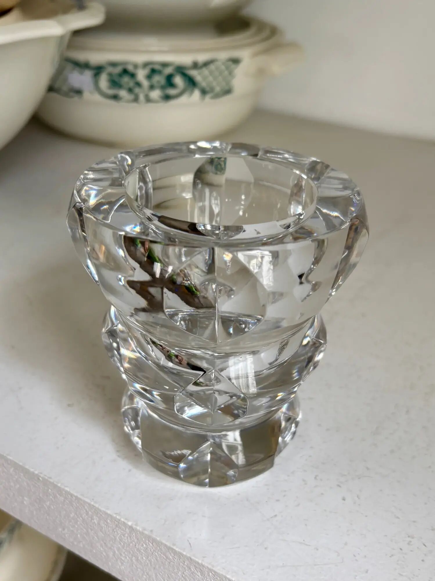 Daum crystal vase