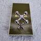 Christofle knife holder (12) in silver-plated metal, Perle model