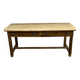 Genuine old farmhouse table stripped and varnished
