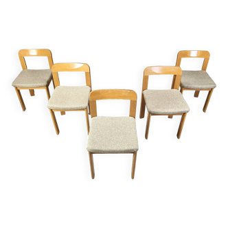 Chaises de salle à manger brutalistes, années 1970