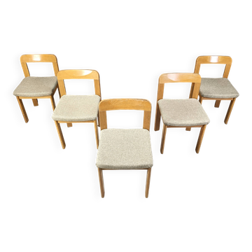 Brutlaist dining chairs, 1970s
