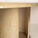 Angelo Mazzola parchment table produced by Ar.Vi Salpol, 1980