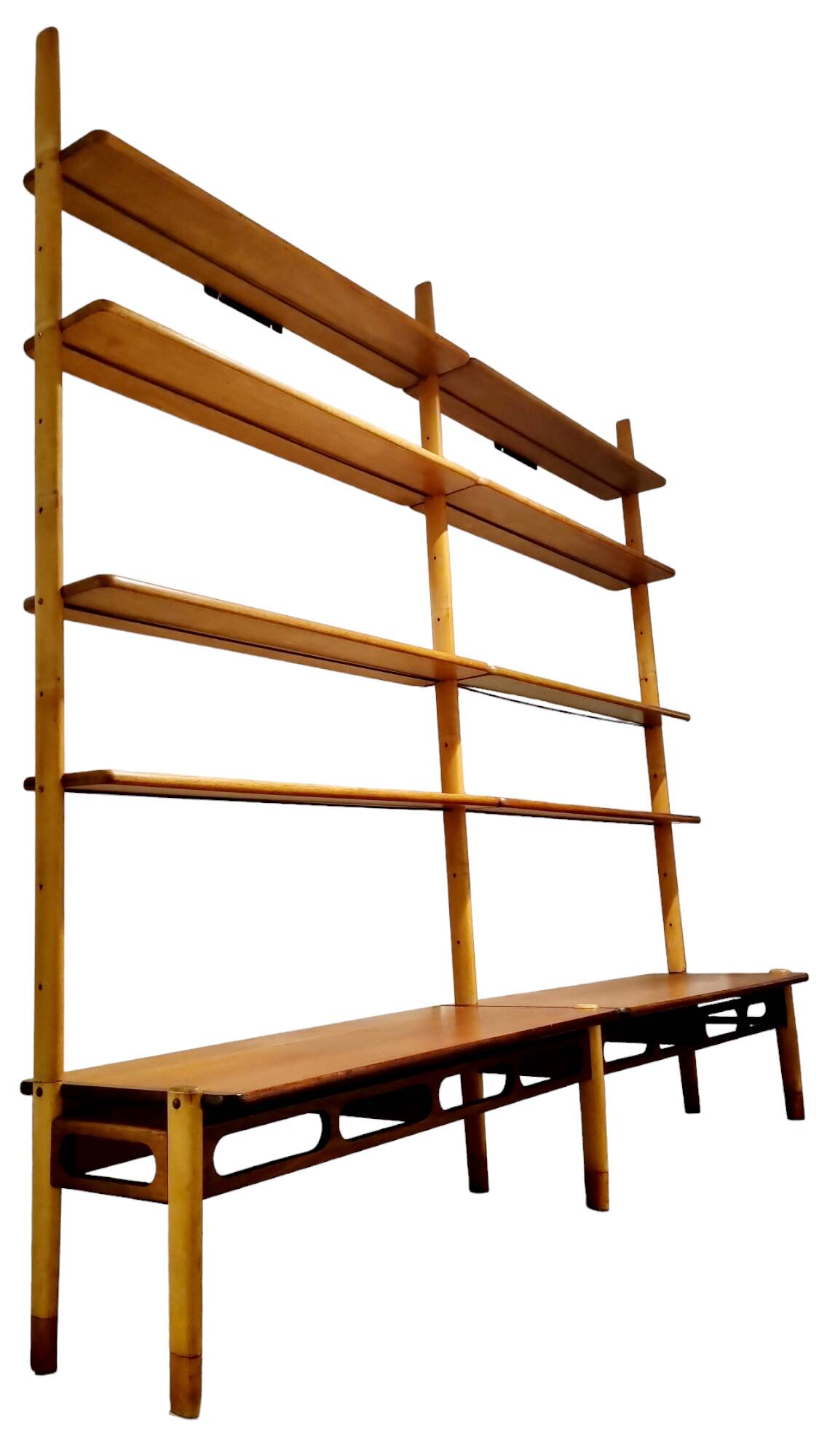 Scanflex William Watting shelving unit bookcase 1950s fifties Fristho Danish Dutch design
