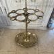 Art Nouveau style solid brass umbrella stand