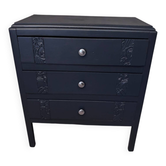 Art Deco carbon commode