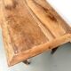 Solid walnut farmhouse table, 1950s.