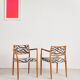 Ensemble de 2 fauteuils danois Niels O. Møller, modèle 65, design du milieu
