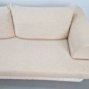 Modern Outdoor Wicker Linen Sofa by DFN SRL for Dolcefarniente Leda, Italy