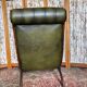 Vintage leather Chesterfield armchair