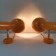 Pair of italian wall lamps stilux milano 70s