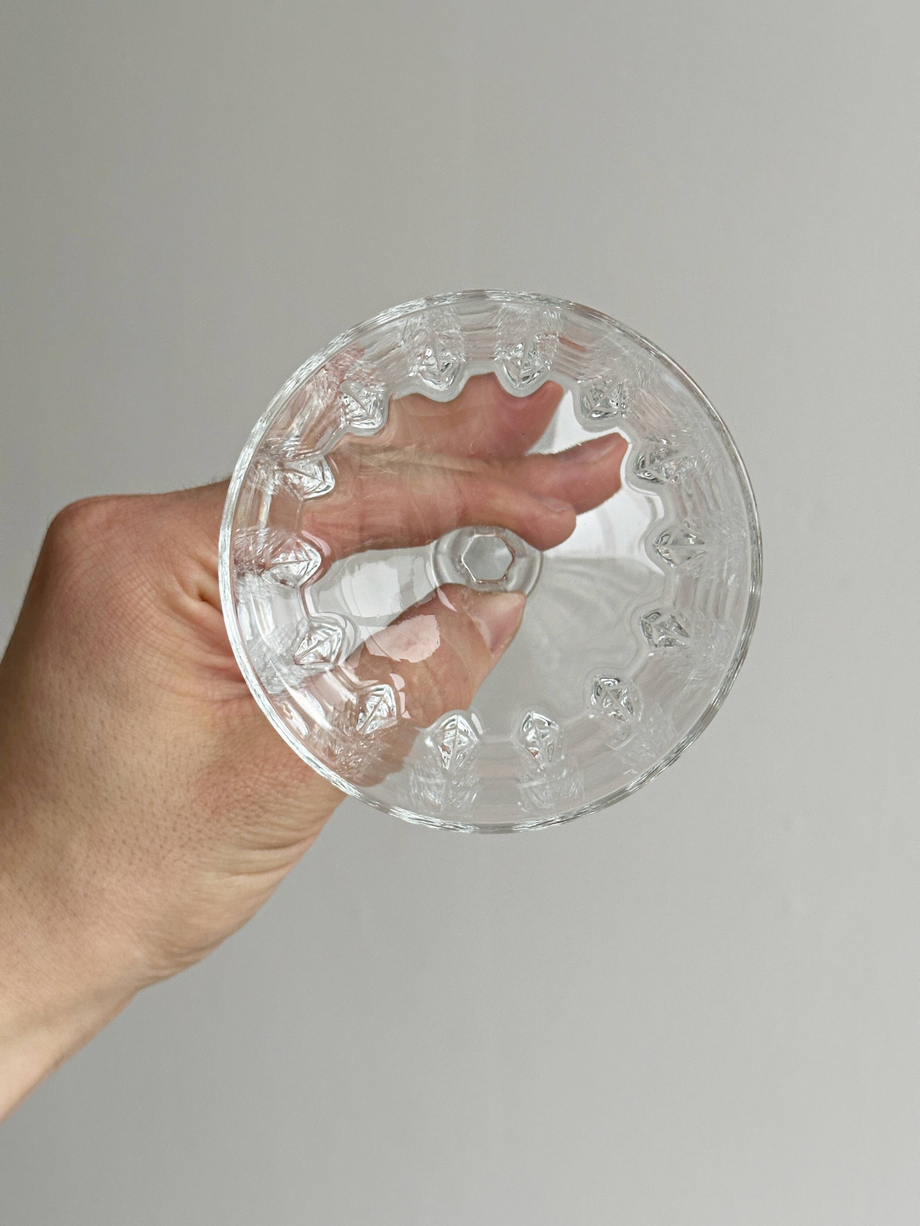 set of 5 glass glasses