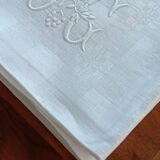 DC/DG Vintage Monogram White Linen Napkins (Set of 4+2)