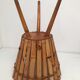 Cache pot en rotin et bambou année 60