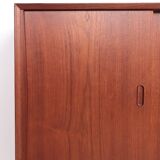 Danish design teak highboard, 1960s